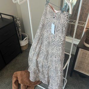 Lovers & Friends Anderson Midi Skirt in Cheetah (New - with tags)